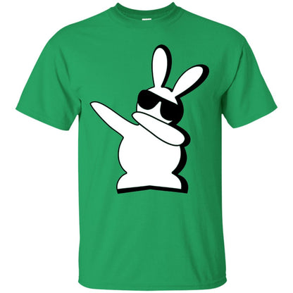 Dabbing Hip Hop Bunny Easter Shirt Irish Green
