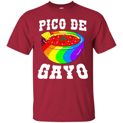 Pico De Gayo Rainbow Lgbt T-shirt Cardinal