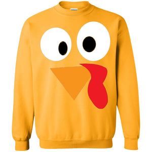 Happy Thanksgiving Funny Turkey Face T-shirt
