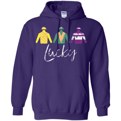 Derby Jockey Shirt Lucky Derby Apparel Derby Purple