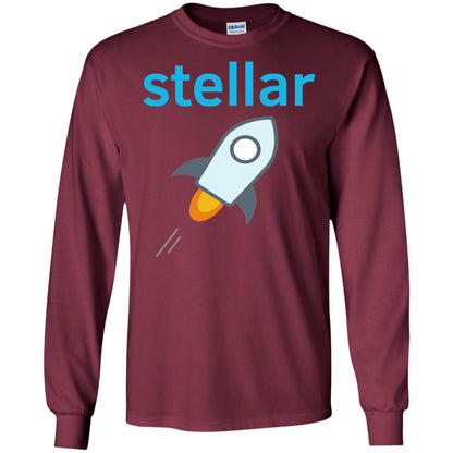 Hodl Stellar Lumens Xlm Crypto Investing T-shirt Maroon