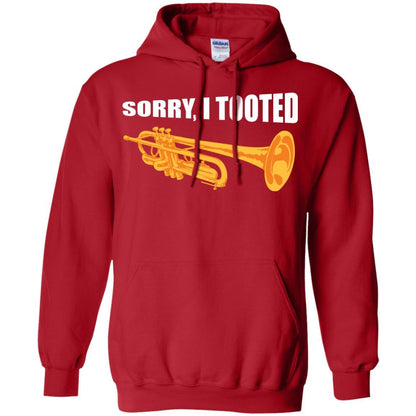 Trumpet Lovers T-Shirt Sorry, I Tooted Red