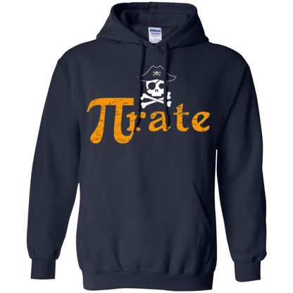 Math Pirate Pi Day T-shirt Funny Math Pirate Navy
