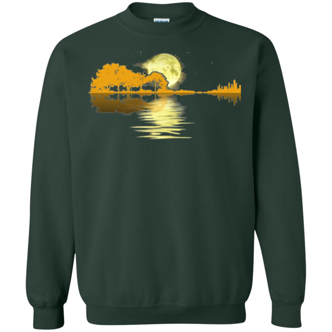Guitar Lake Shadow T-shirt Forest Green