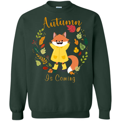 Autumn Is Coming Shirt Forest Green