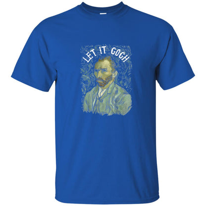 Artist T-shirt Vincent Van Let It Gogh Royal