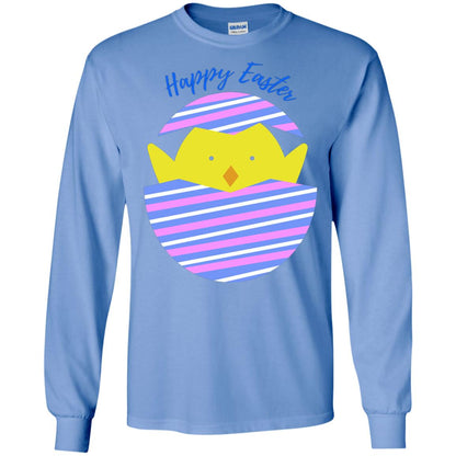 Easter Shirt Happy Easter Carolina Blue