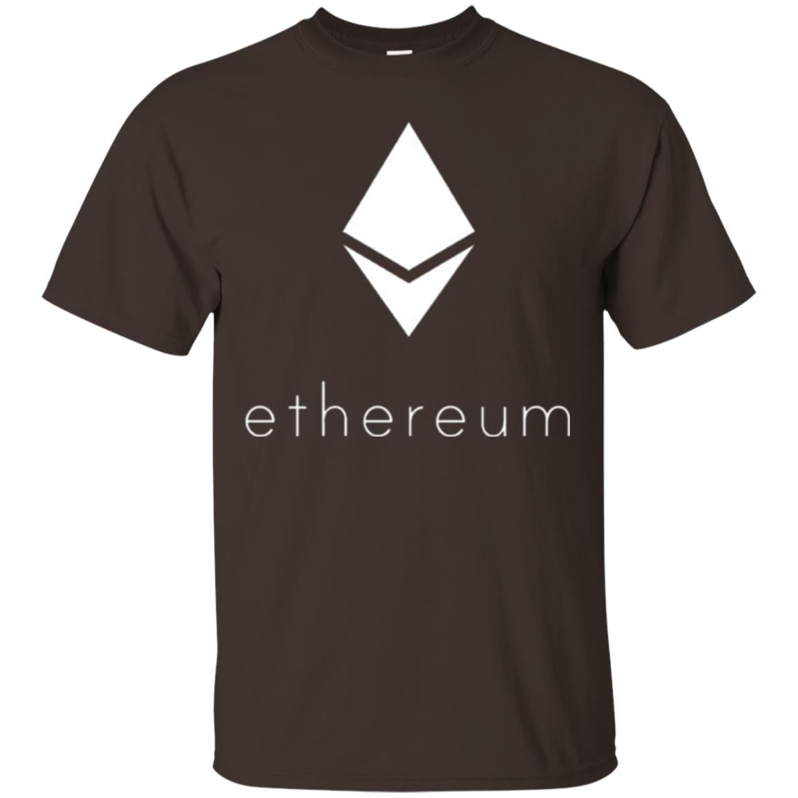 Official Ethereum Logo T-shirt Dark Chocolate