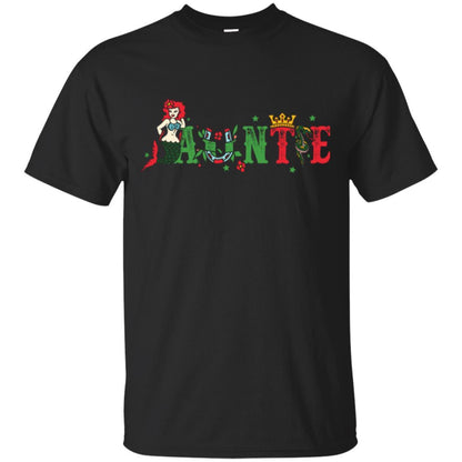 Aunt T-shirt Mermaid Auntie T-shirt Black