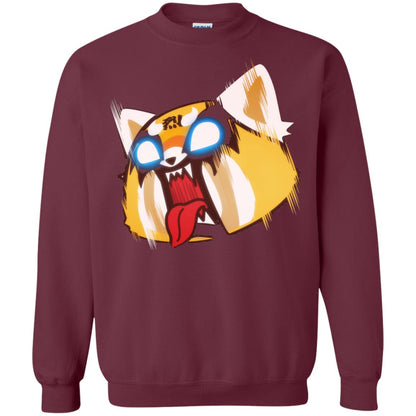 Aggretsuko Screaming Rage Tee Shirt Maroon