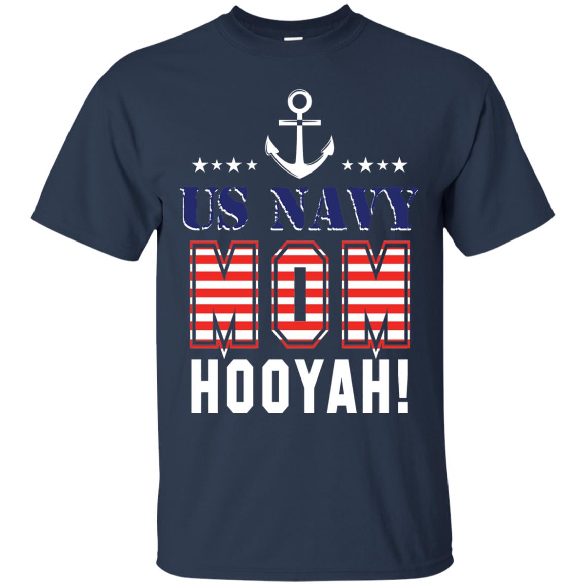 Us Navy Mom Hooyah Shirt Navy