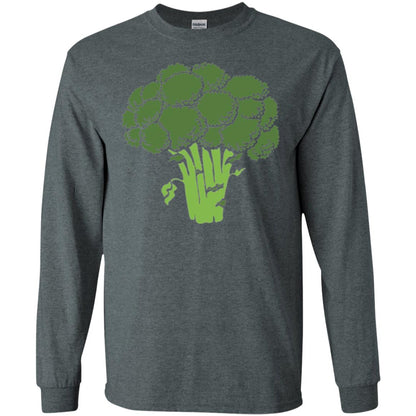 Broccoli Is Life T-shirt Funny Graphic Vegetable Dark Heather