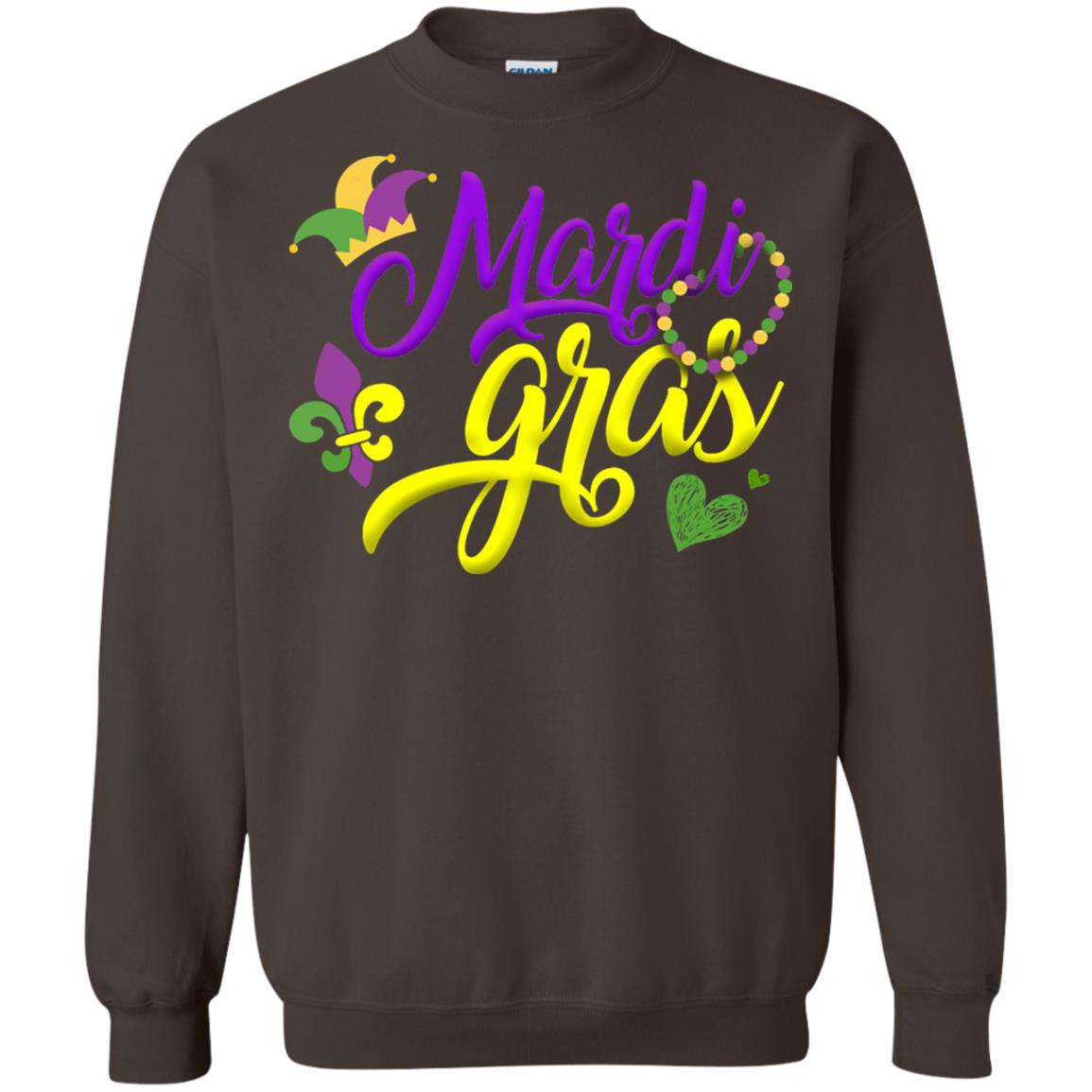 Mardi Gras 2018 T-shirt Dark Chocolate