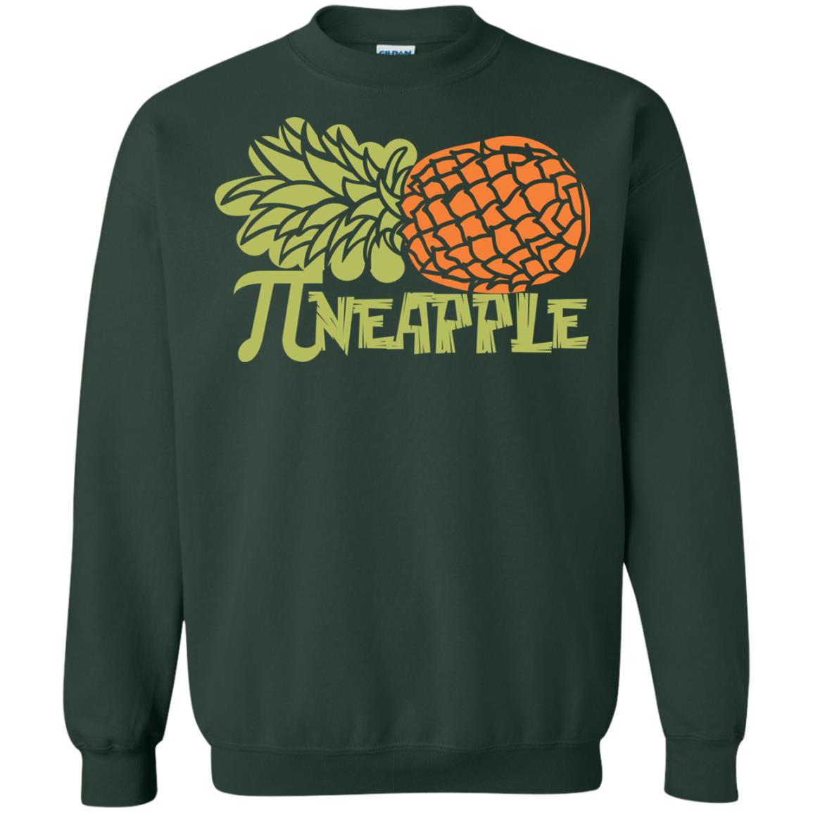 Cool Pineapple Pi Day T-shirt Forest Green