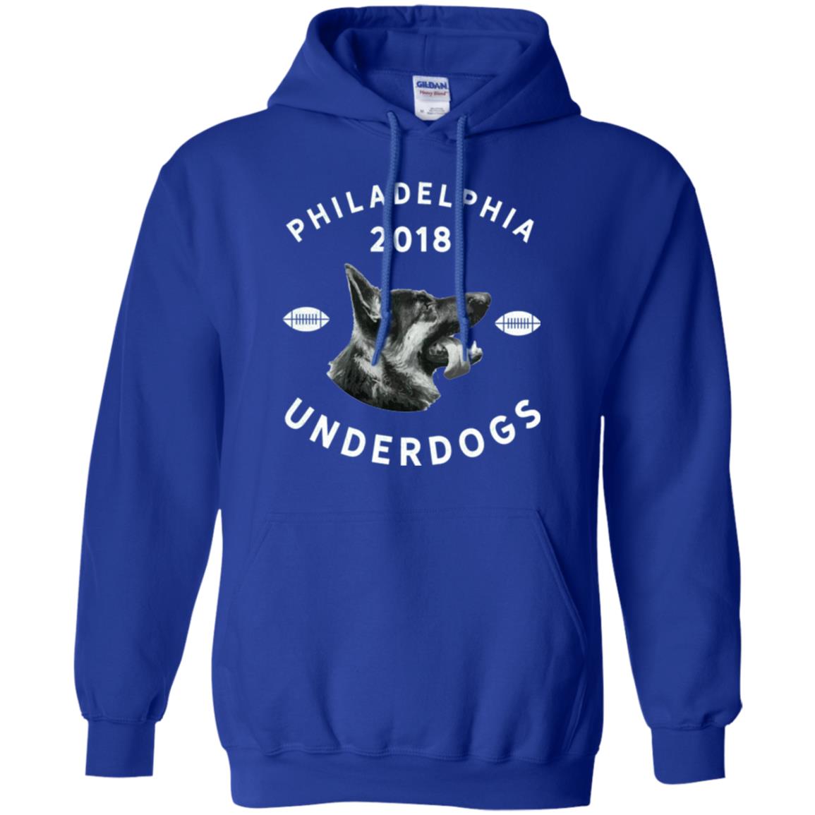 Dog Lover T-shirt Philly Philadelphia Underdogs 2018 Game Day Royal