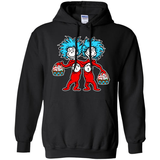Dr. Seuss Thing 1 Thing 2 Easter Egg T-shirt Black