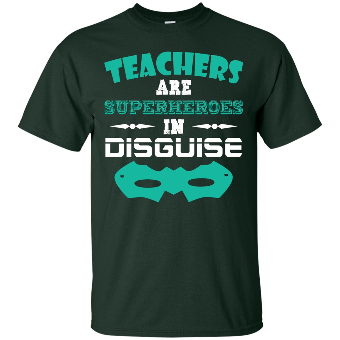 Teachers Are Superheroes In Disguise Movie Lover T-shirt Forest