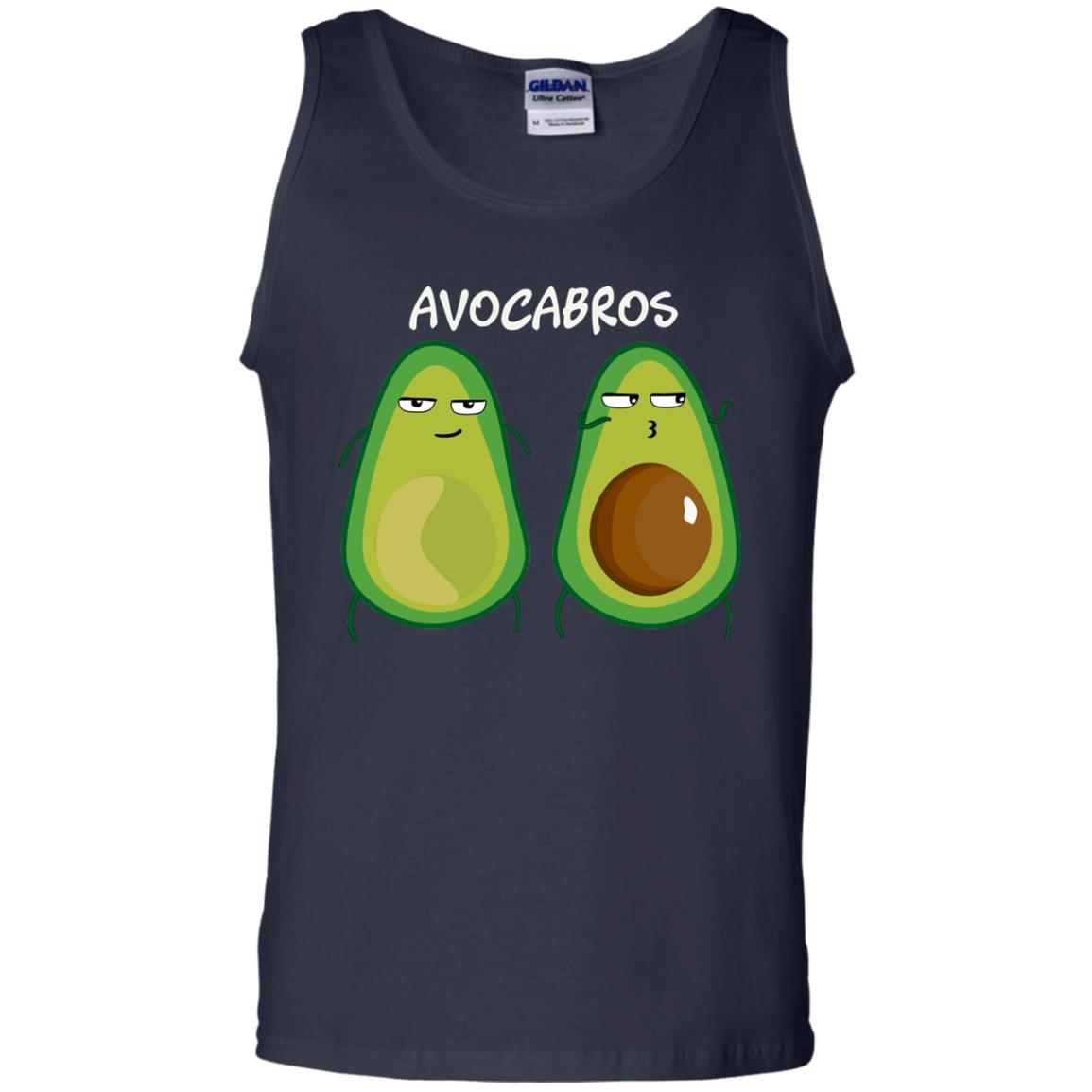 Funny Avocado T-shirt For Bros And Vegans Navy