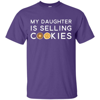 My Daughter Is Selling Cookies T-shirt Girl Cookie Purple