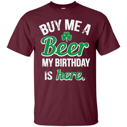 Buy Me A Beer Saint Patricks Day T-shirt Maroon
