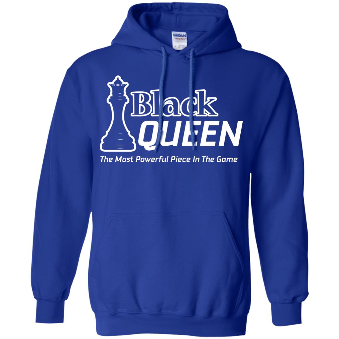 Black Queen Proud Black Woman African American T-shirt Royal