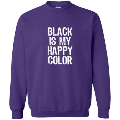 Black Is My Happy Color T-shirt Purple