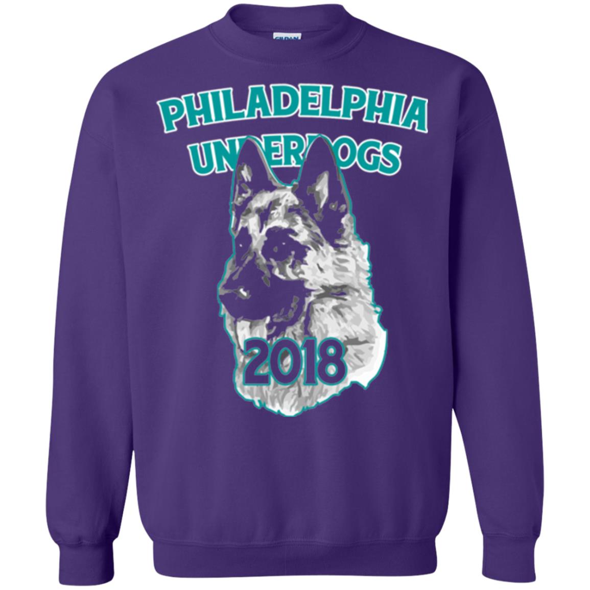 Dog Lover T-shirt Philadelphia Underdogs Celebration 2018 T-shirt Purple