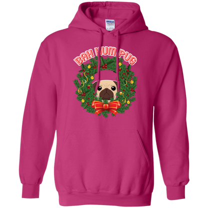 Christmas T-Shirt Bah Hum Pug Heliconia