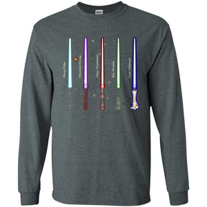 Harry Potter Lightsaber Wands Movie Fan T-shirtG240 Gildan LS Ultra Cotton T-Shirt