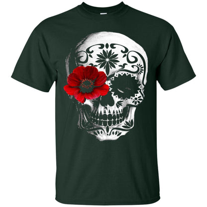 Day Of The Dead Sugar Skull Cinco De Mayo Shirt Forest