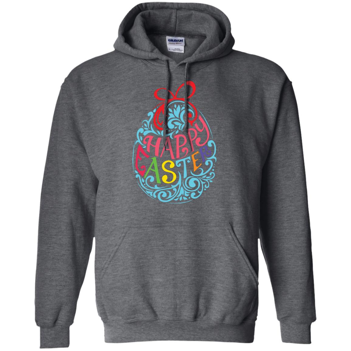 Happy Easter Day T-shirt Dark Heather
