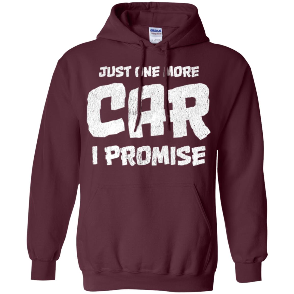 Car Lovers T-shirt Just One More Car I Promise Maroon