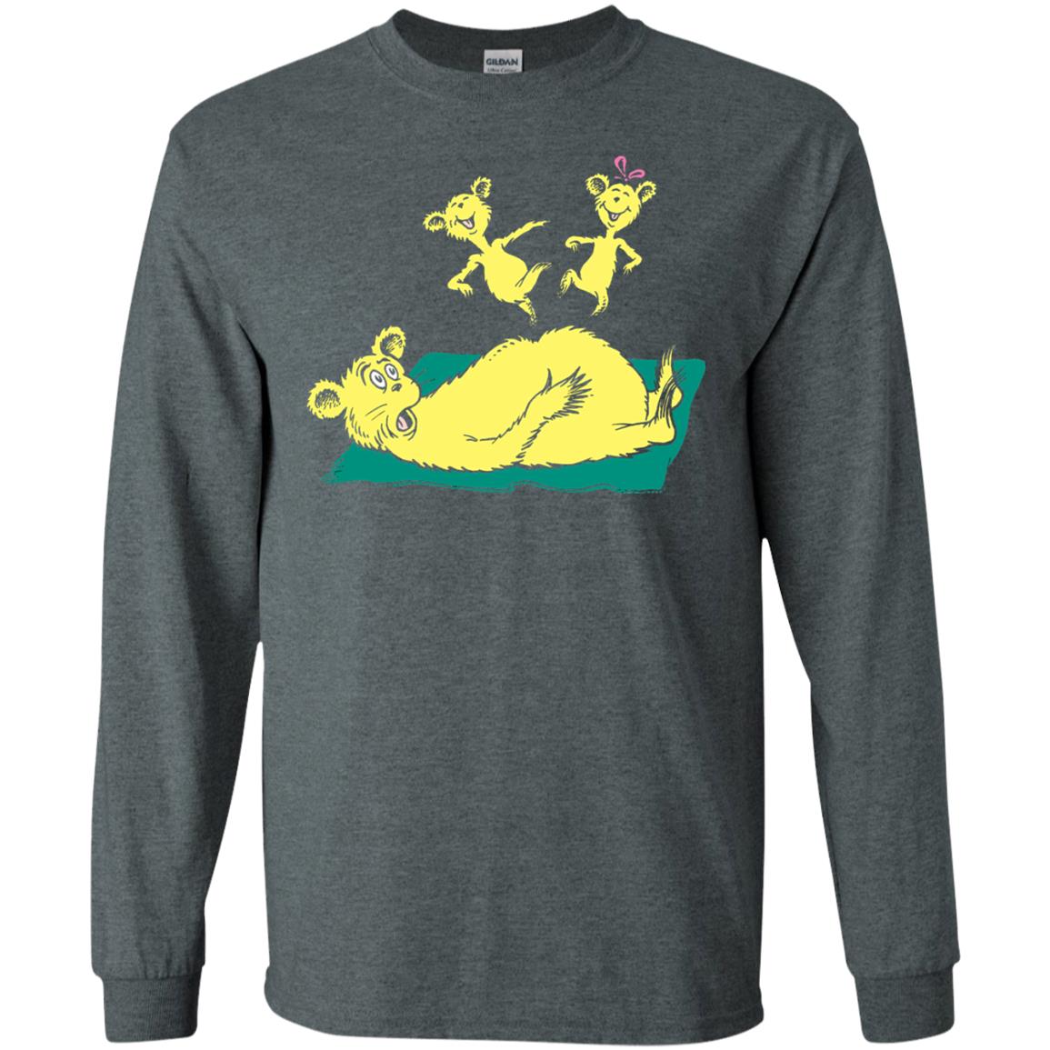 Dr. Seuss Hop On Pop Book Lover T-shirt Dark Heather