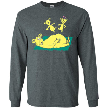 Dr. Seuss Hop On Pop Book Lover T-shirt Dark Heather