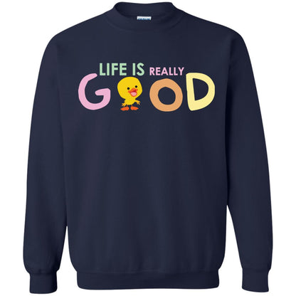 Life Is Really Good With My Cute Duck T-shirt Navy