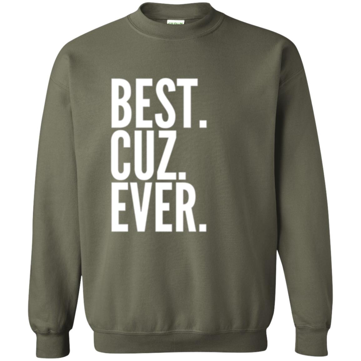 Family T-shirt Best Cuz Ever Military Green