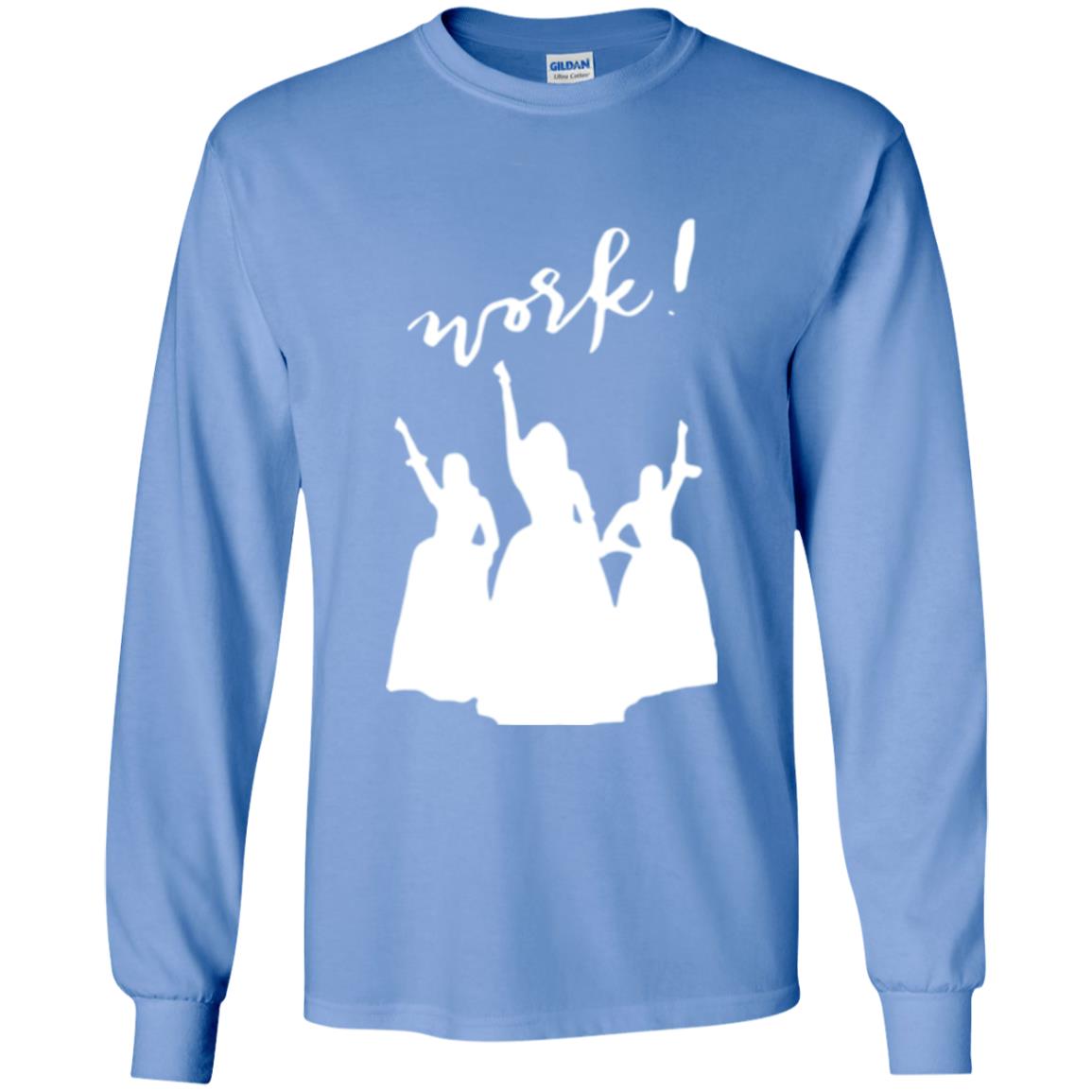 Schuyler Sisters T-shirt Work Carolina Blue