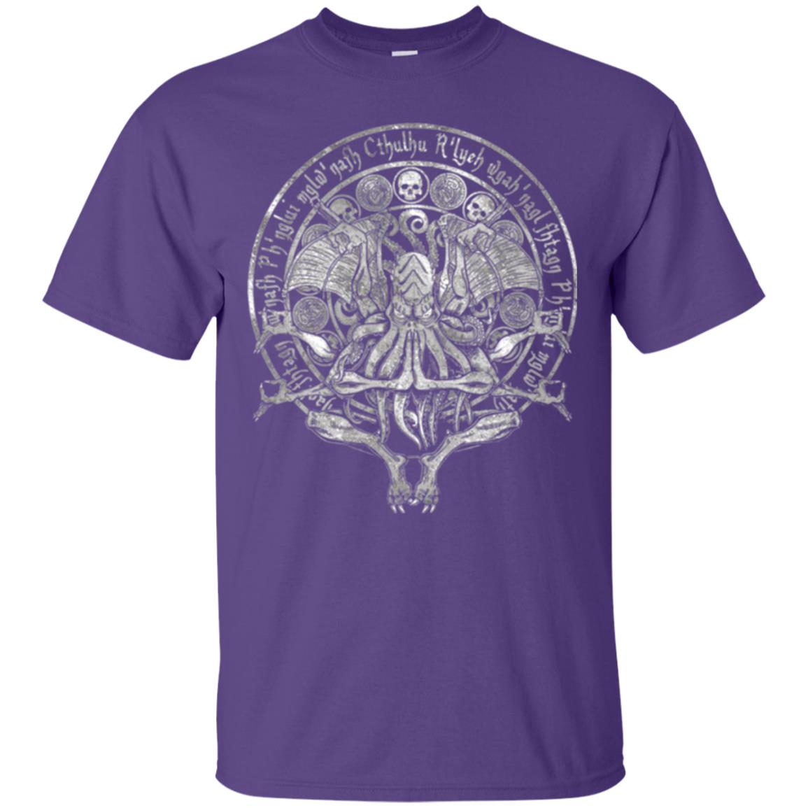 The Idol - Cthulhu T-shirt White Variant Purple