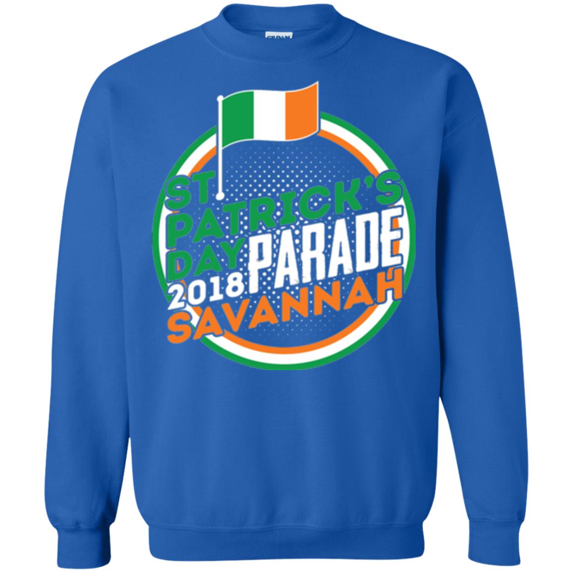 Parade Savannah 2018 Ireland Flag St. Patrick_s Day T-shirt Royal