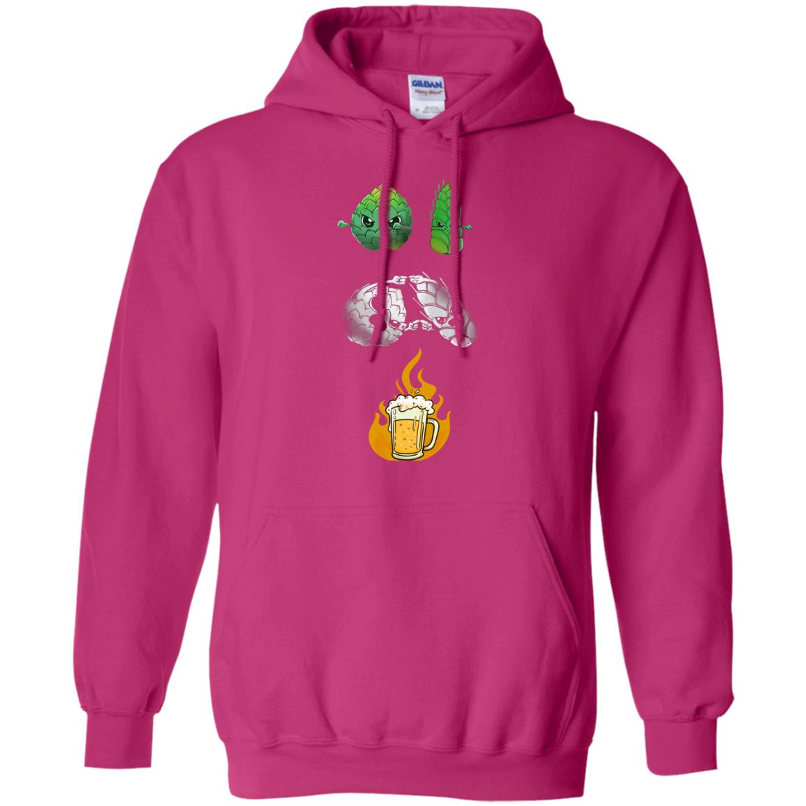 Beer Lover T-shirt Beer Fusion Flags Heliconia