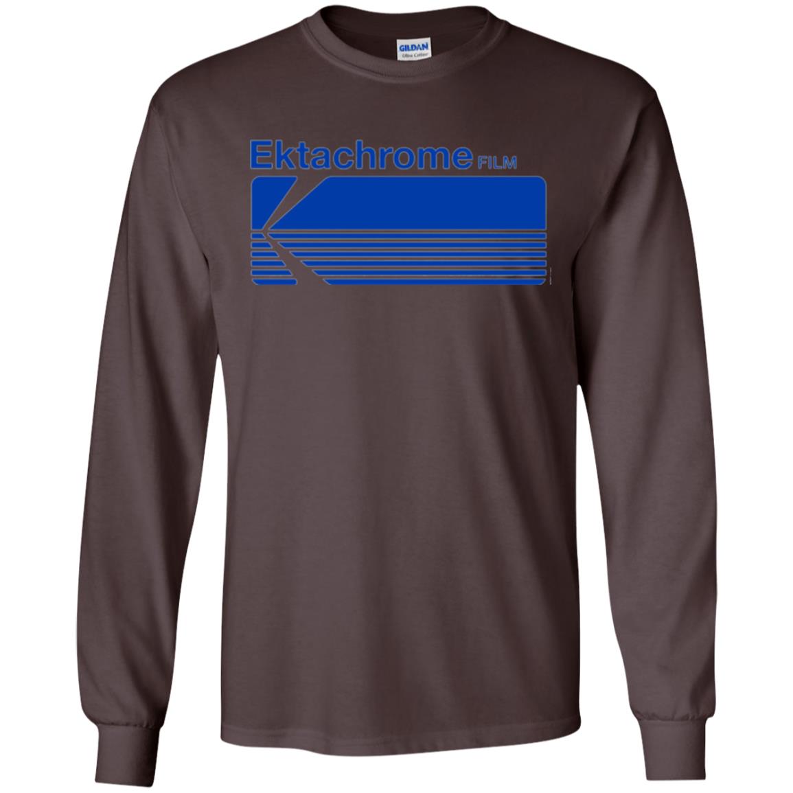 Logo T-shirt Vintage Ektachrome Film Dark Chocolate