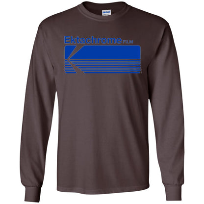 Logo T-shirt Vintage Ektachrome Film Dark Chocolate