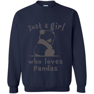 Panda Lover T-shirt Just A Girl Who Lover Pandas