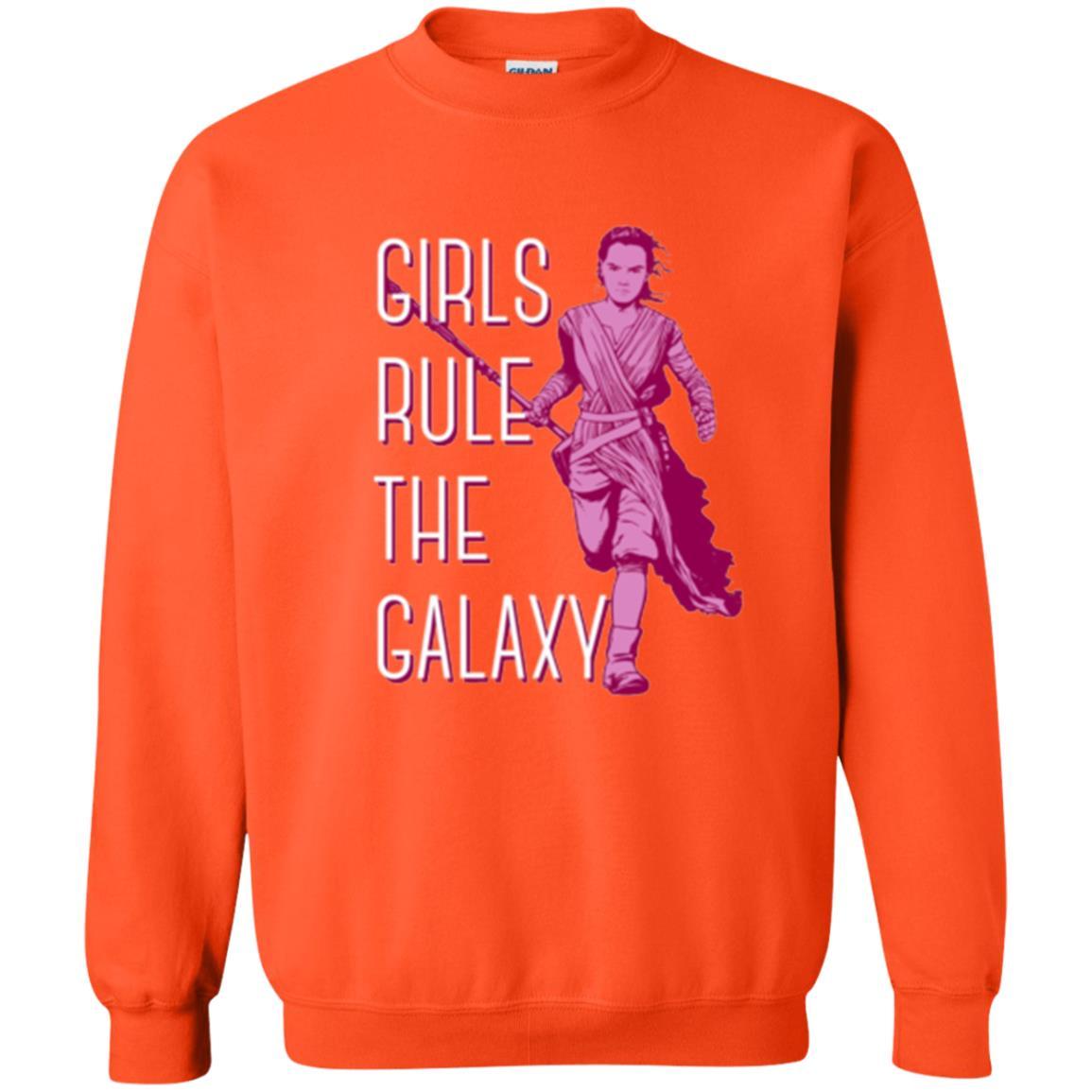 Film T-shirt Girls Rule The Galaxy T-shirt Orange