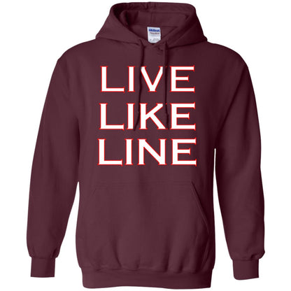 Live Like Line Volleyball Lover Shirt Maroon