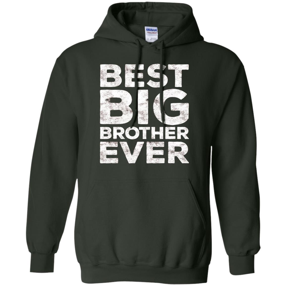 Best Big Brother Ever Family T-shirt Forest Green