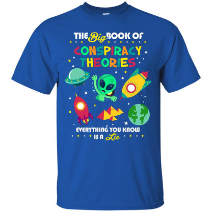 The Big Book Of Conspiracy Theories T-shirt Royal