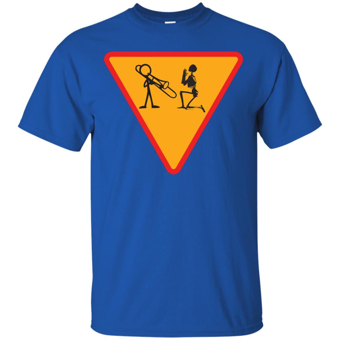 Trombone Lovers T-Shirt Funny Trombone Royal