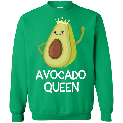 Avocado Queen Vegetarian Shirt For Girls Irish Green