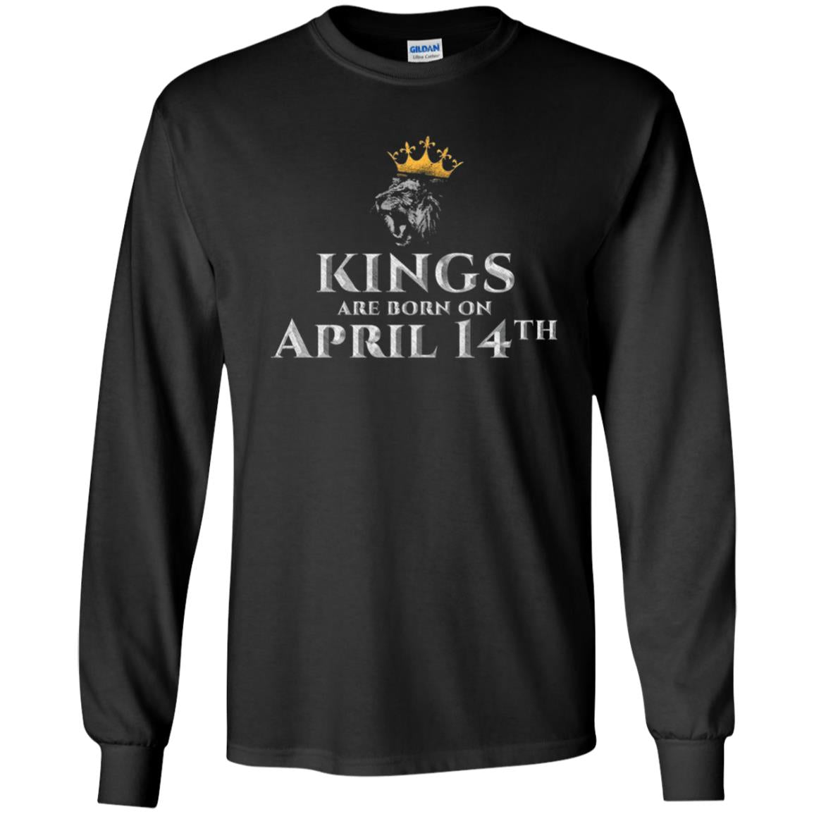 Kings Are Born On Apr 14th Birthday In April T-shirt
